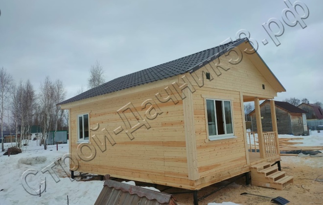 2 Брусовой дом ОД-16, 6х7м, 42 М², Московская область, Раменский район, ДНП «Поляна» (8)